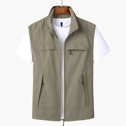 Men's Modern Outdoor Utility Vest – Versatile All-Season Layer
