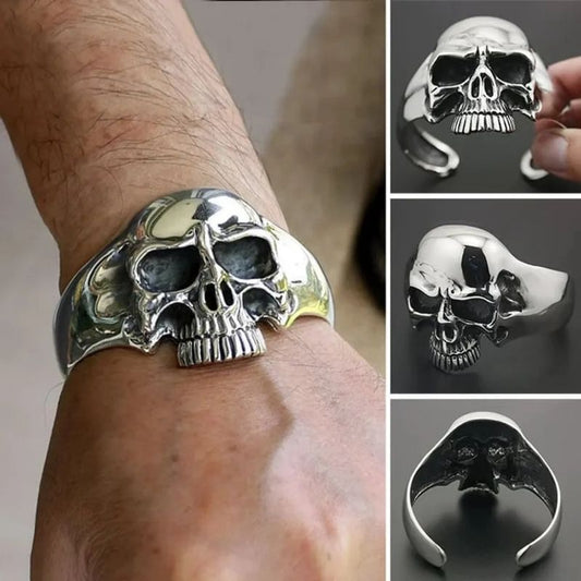 Ronald – Bold Skull Bracelet Metal