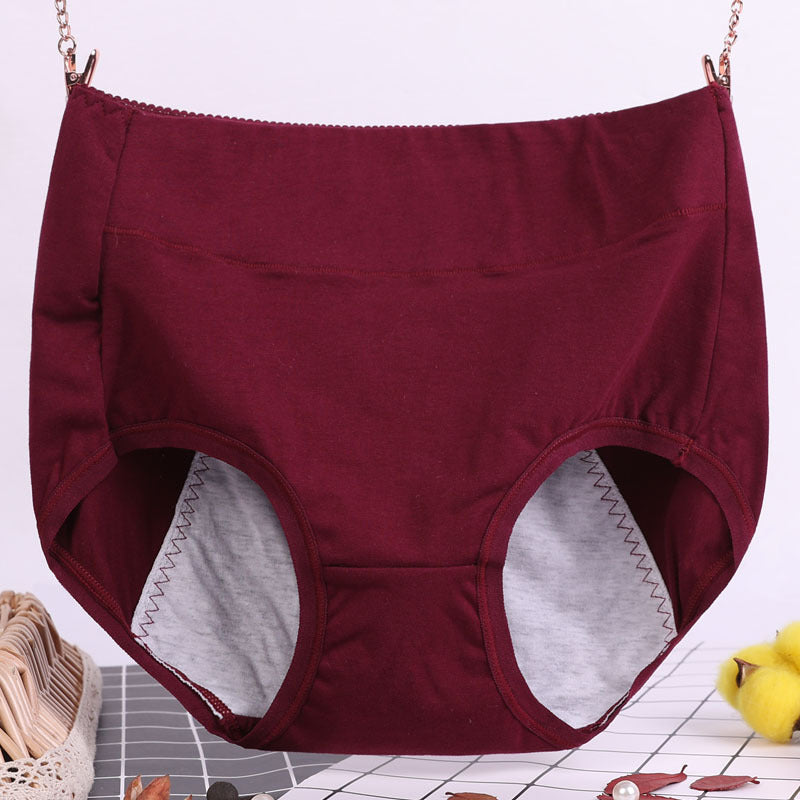 Jessica – Women's High Waist Leak-Proof Cotton Underwear