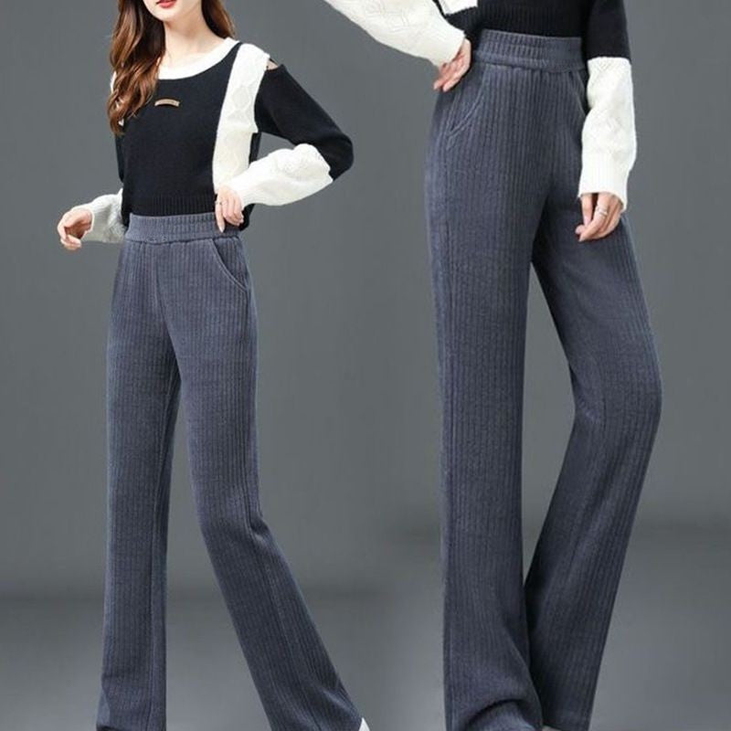 Linda – Versatile Wide-Leg Pants with Elastic Waistband