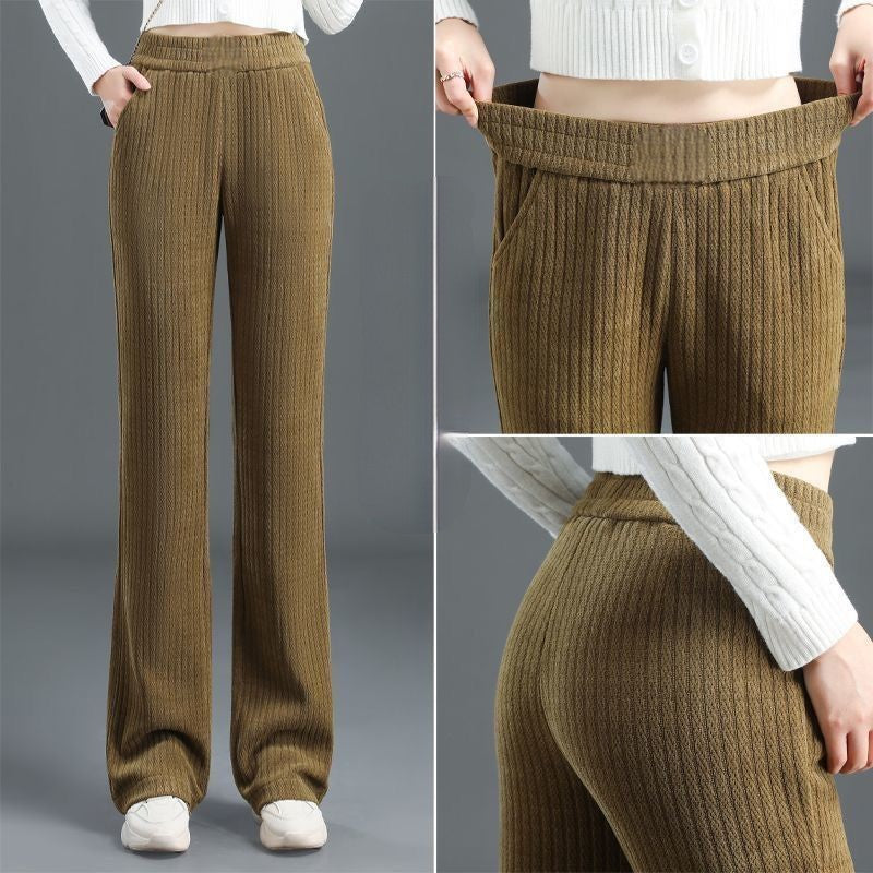 Linda – Versatile Wide-Leg Pants with Elastic Waistband