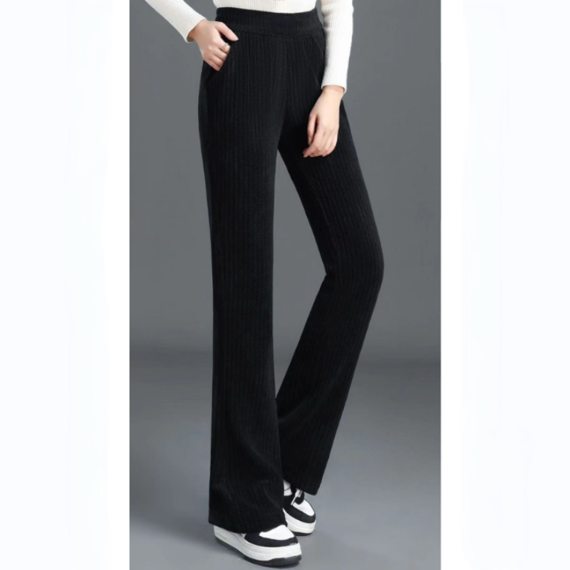 Linda – Versatile Wide-Leg Pants with Elastic Waistband