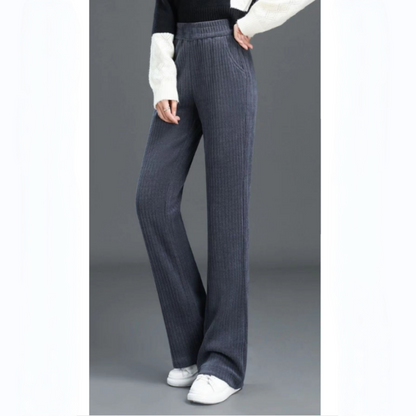 Linda – Versatile Wide-Leg Pants with Elastic Waistband