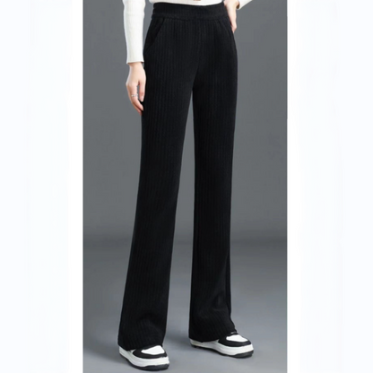 Linda – Versatile Wide-Leg Pants with Elastic Waistband