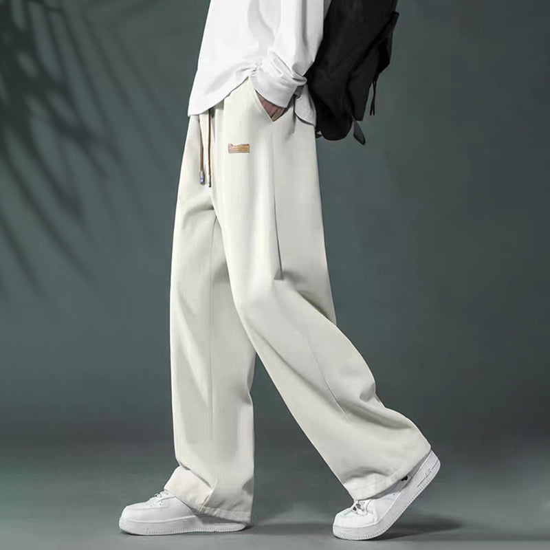 Nick – Men's Knitted Loose Straight-Leg Casual Pants