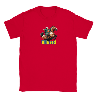 Joan – Unisex Ulla Red Print T-Shirt