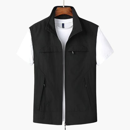 Men's Modern Outdoor Utility Vest – Versatile All-Season Layer